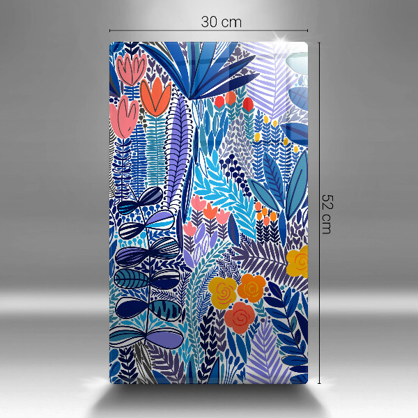 Tagliere in vetro Prato dipinto