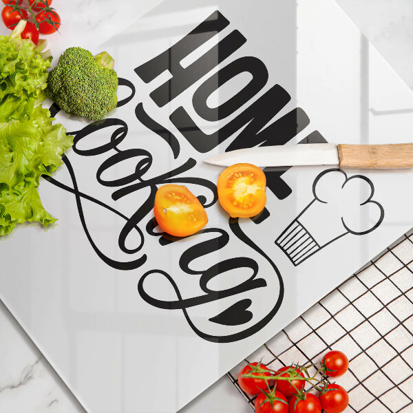 Tagliere in vetro Home cooking