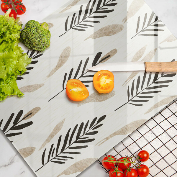 Tagliere in vetro temperato Piante bohémien