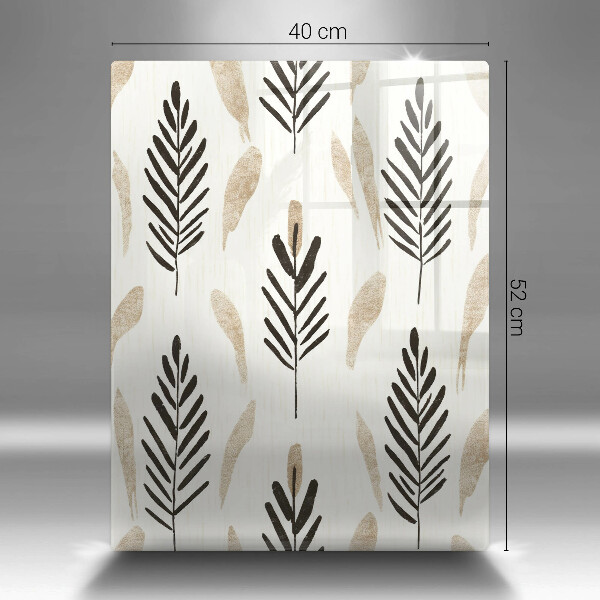 Tagliere in vetro temperato Piante bohémien