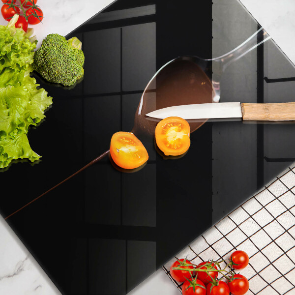 Tagliere in vetro temperato Un cucchiaio di cioccolato