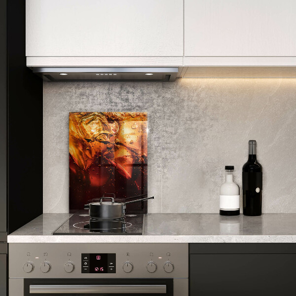 Tagliere in vetro temperato Bevanda alla cola con ghiaccio