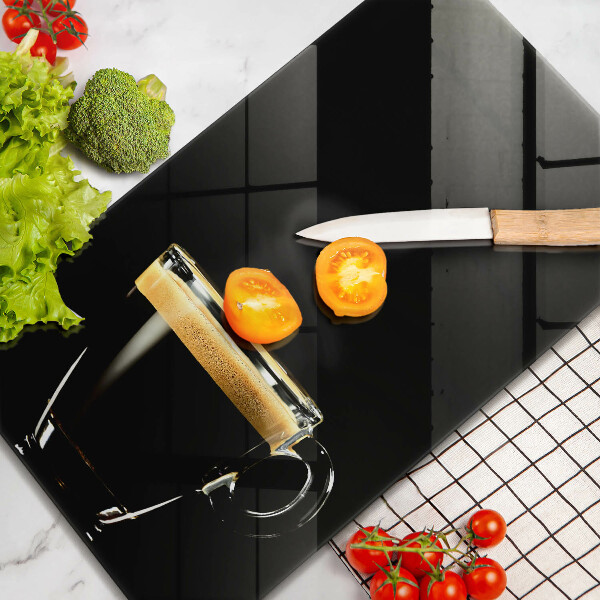 Tagliere in vetro temperato Un bicchiere di caffè nero