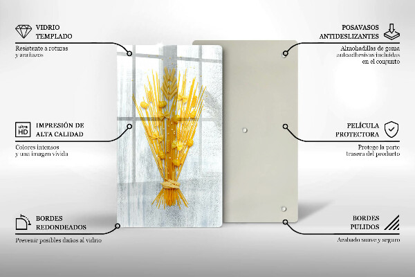 Tagliere in vetro temperato Pasta