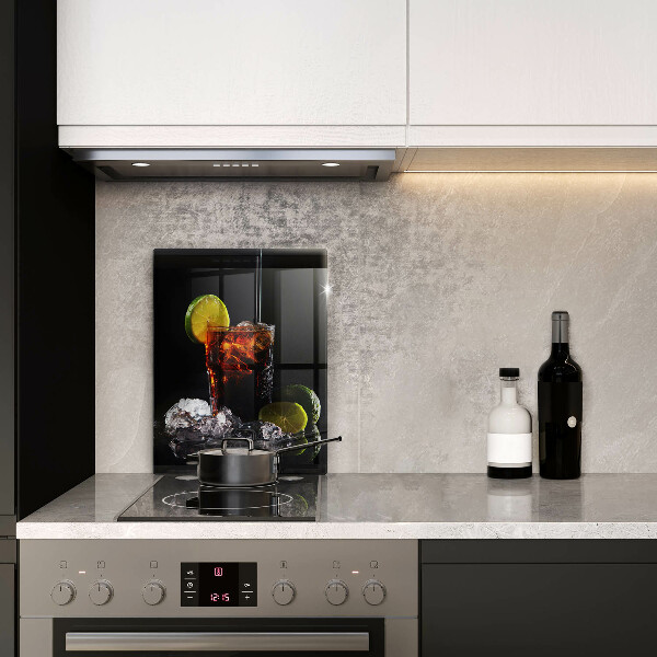 Tagliere in vetro temperato Bevanda terrosa con ghiaccio