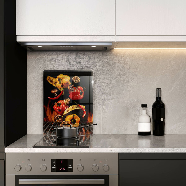 Tagliere in vetro temperato Verdure alla griglia