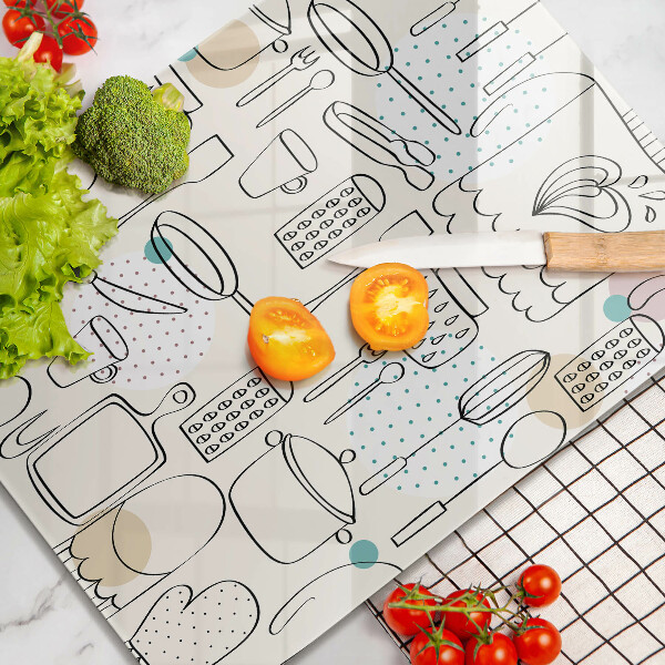 Tagliere in vetro temperato Accessori per la cucina