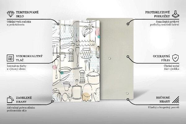 Tagliere in vetro temperato Accessori per la cucina
