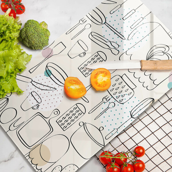 Tagliere in vetro temperato Accessori per la cucina