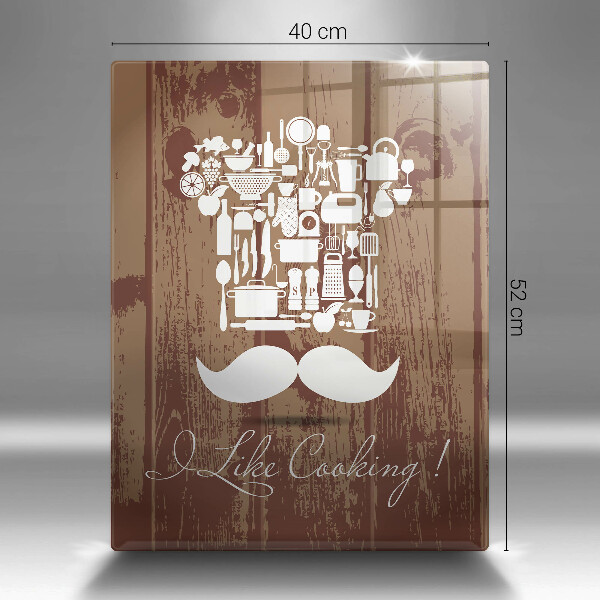 Tagliere in vetro temperato I like cooking