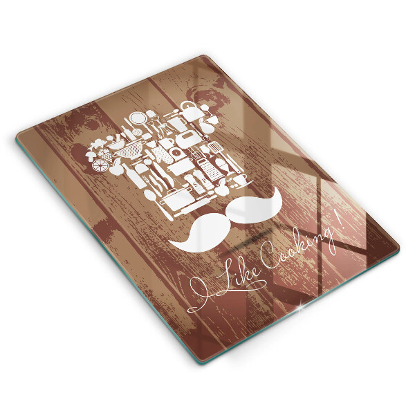 Tagliere in vetro temperato I like cooking