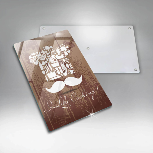 Tagliere in vetro temperato I like cooking