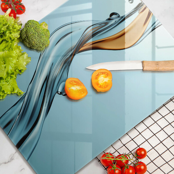 Tagliere in vetro temperato Getto d'acqua