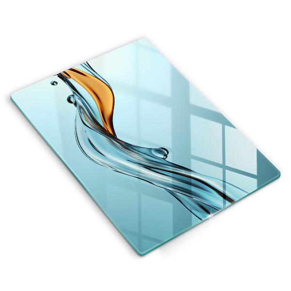 Tagliere in vetro temperato Getto d'acqua