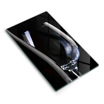 Tagliere in vetro temperato Bicchiere e bottiglia