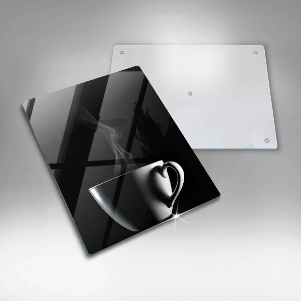 Tagliere in vetro Una tazza di tè