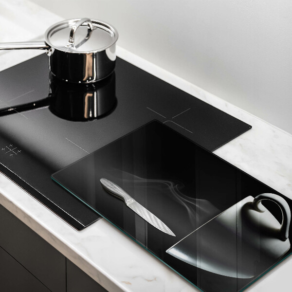 Tagliere in vetro Una tazza di tè