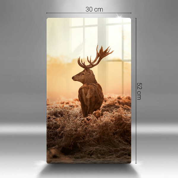 Tagliere in vetro Cervi nel campo