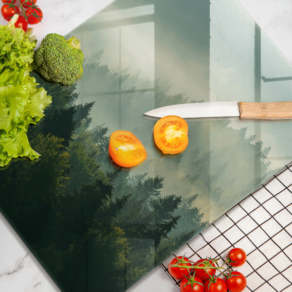 Tagliere in vetro Paesaggio Veduta della foresta