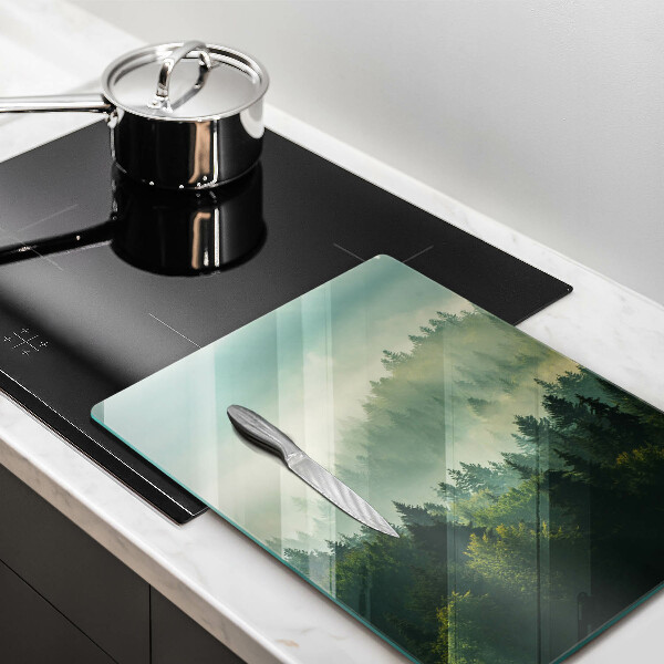 Tagliere in vetro Paesaggio Veduta della foresta