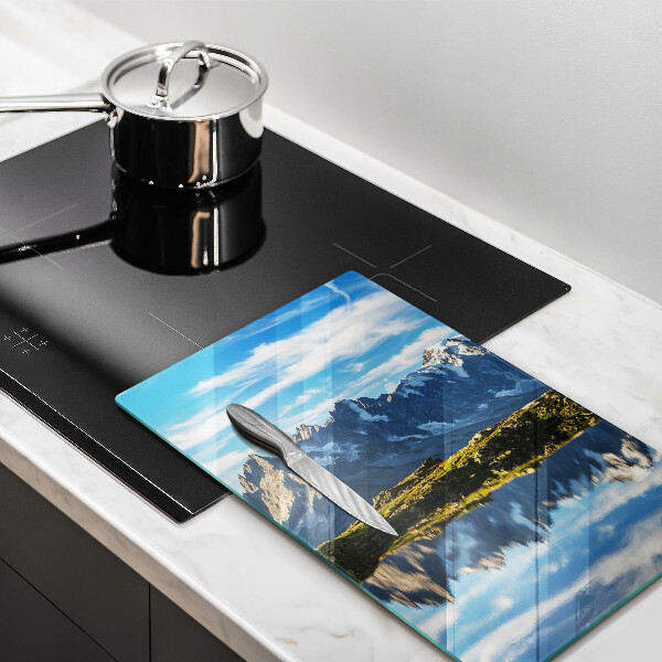 Tagliere in vetro Paesaggio montano