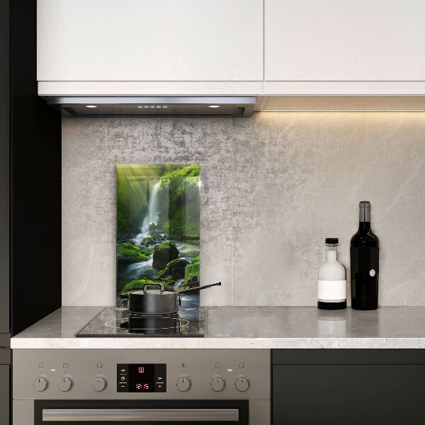 Tagliere in vetro Cascata nella giungla