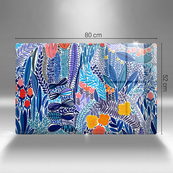 Tagliere in vetro temperato Prato dipinto