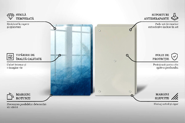 Tagliere in vetro temperato Sfondo astratto