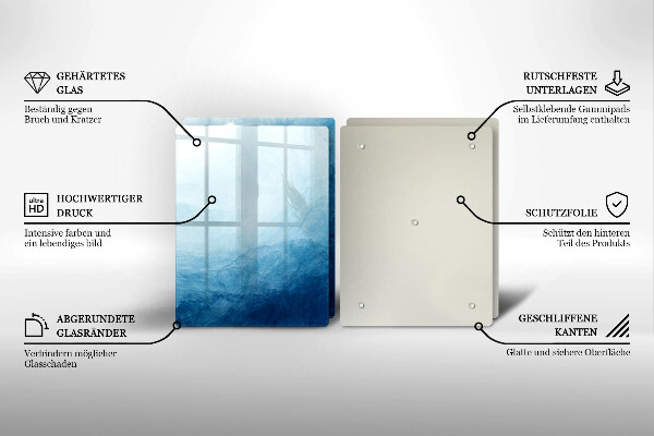 Tagliere in vetro temperato Sfondo astratto