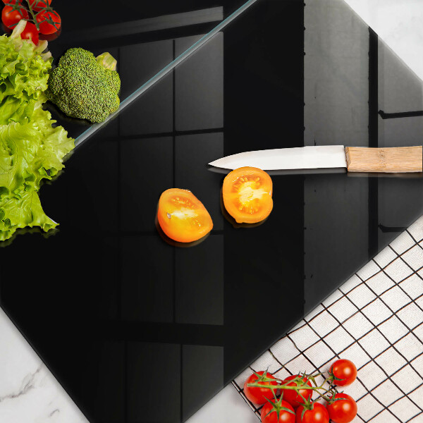 Tagliere in vetro temperato Colore nero