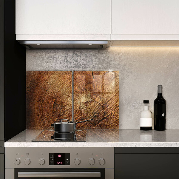 Tagliere in vetro temperato Venatura del legno dell'albero