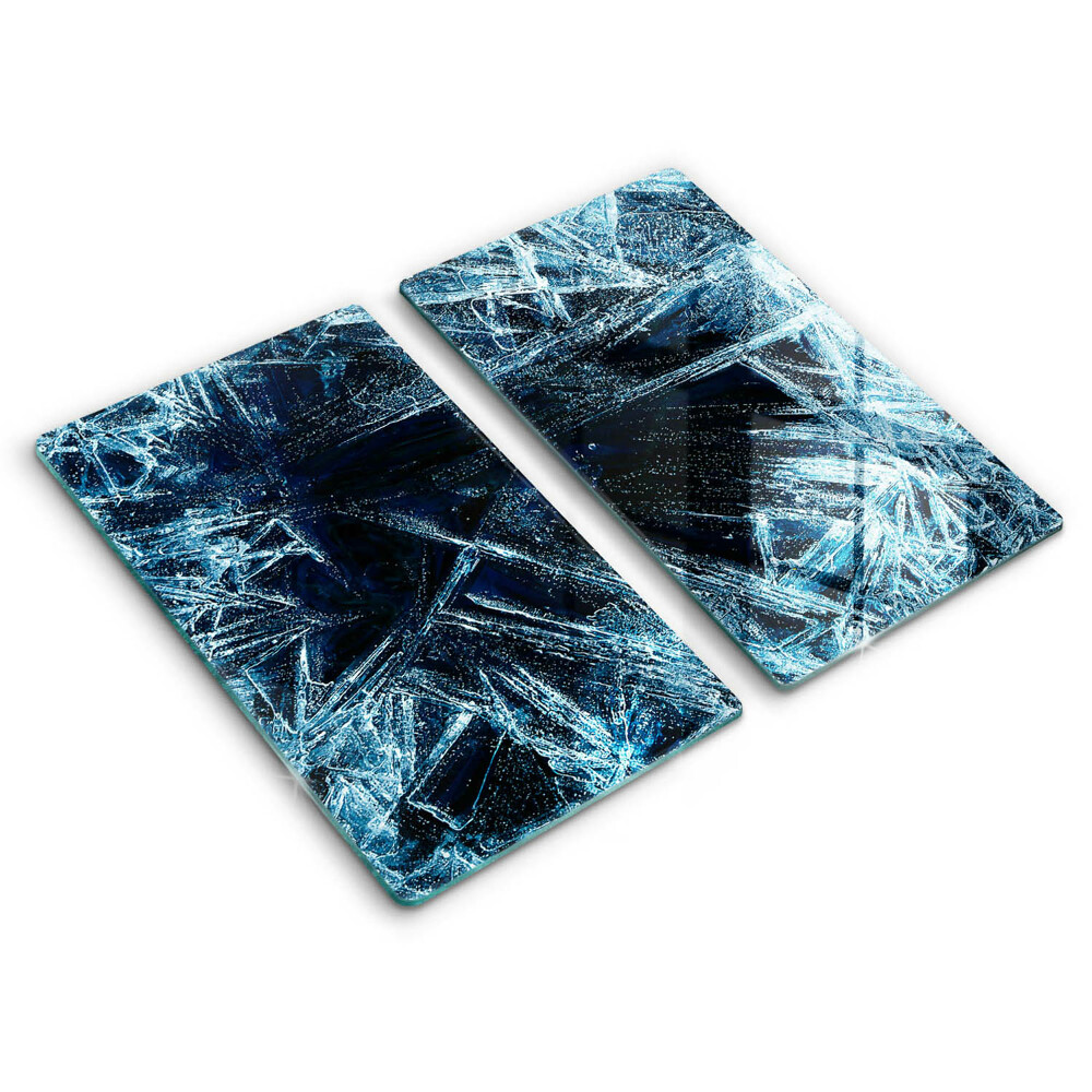 Tagliere in vetro temperato Struttura del ghiaccio tagliente