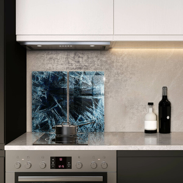 Tagliere in vetro temperato Struttura del ghiaccio tagliente