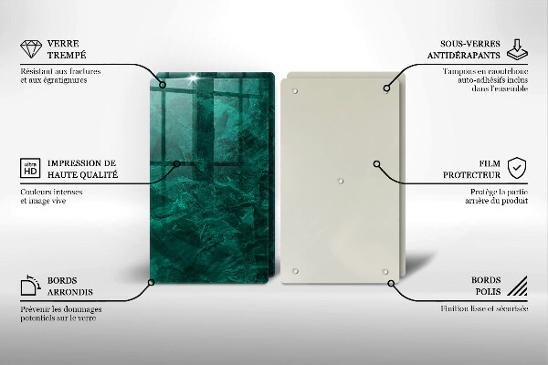 Tagliere in vetro temperato Trama di sfondo in pietra