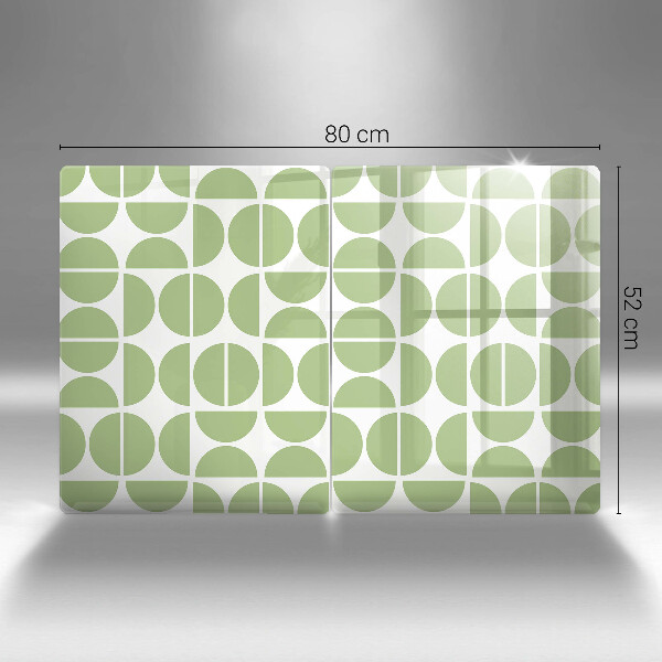 Tagliere in vetro temperato Modello di forme boho