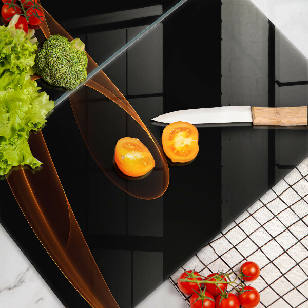 Tagliere in vetro temperato Linee astratte