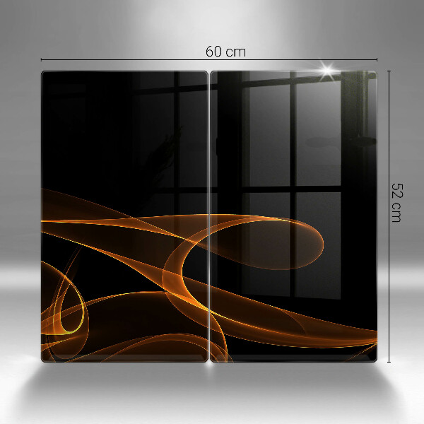 Tagliere in vetro temperato Linee astratte