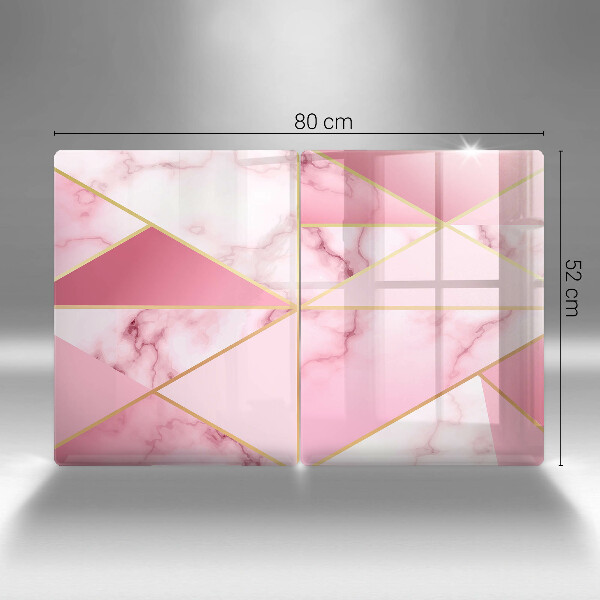 Tagliere in vetro temperato Marmo geometrico