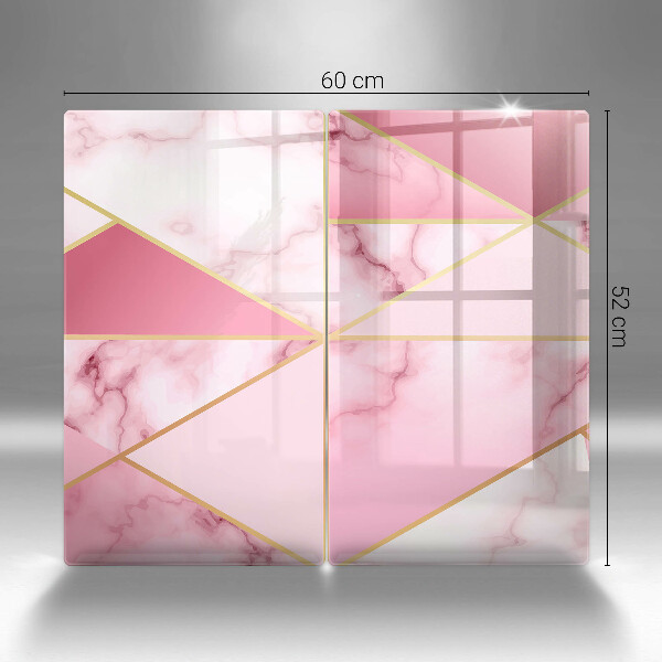 Tagliere in vetro temperato Marmo geometrico