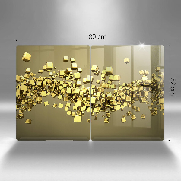 Tagliere in vetro temperato Geometria astratta 3D