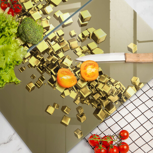 Tagliere in vetro temperato Geometria astratta 3D