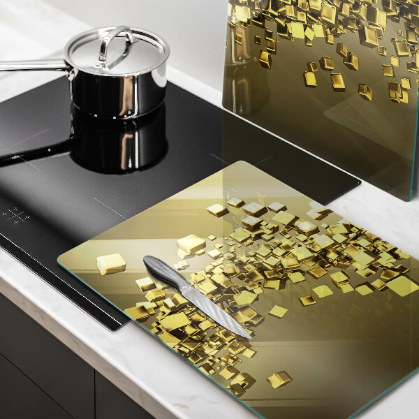 Tagliere in vetro temperato Geometria astratta 3D