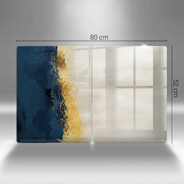 Tagliere in vetro temperato Astrazione dell'oro