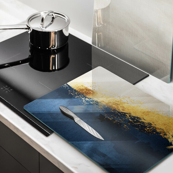 Tagliere in vetro temperato Astrazione dell'oro
