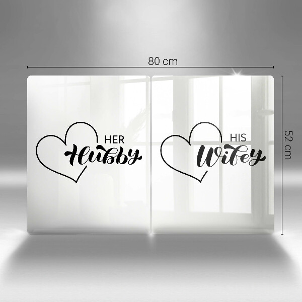 Tagliere in vetro temperato Iscrizione frase modello