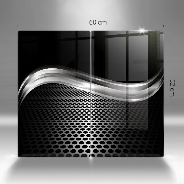 Tagliere in vetro temperato Struttura in metallo