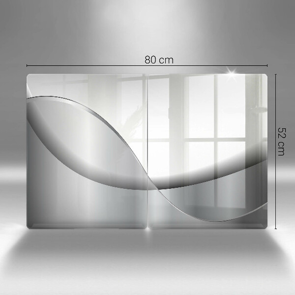 Tagliere in vetro temperato Disegno di linee astratte