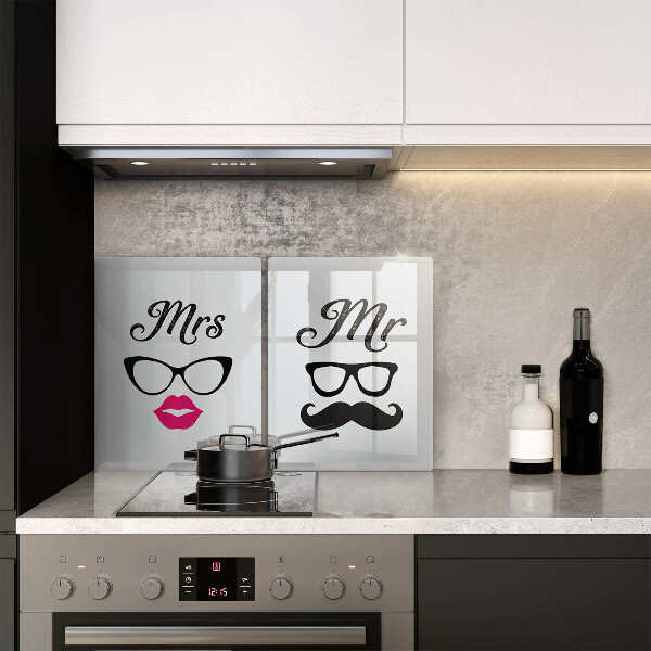 Tagliere in vetro temperato Mrs Mr