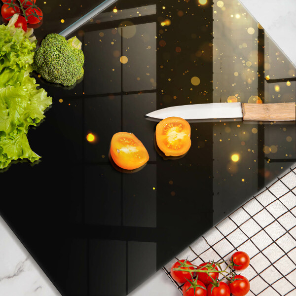 Tagliere in vetro temperato Scintillio d'oro