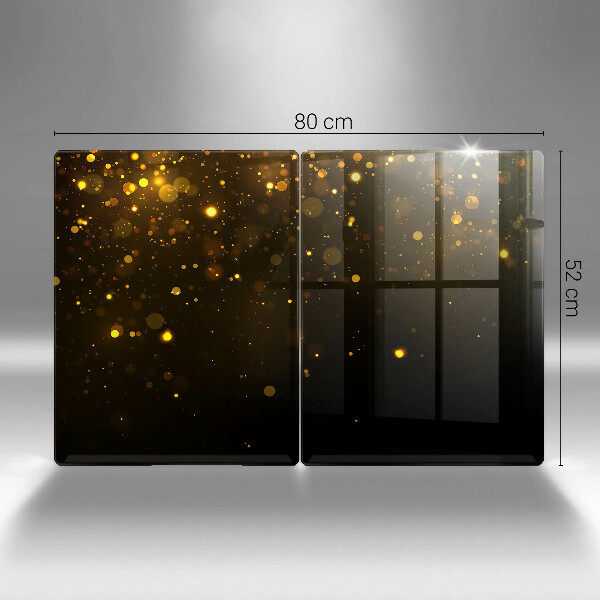 Tagliere in vetro temperato Scintillio d'oro